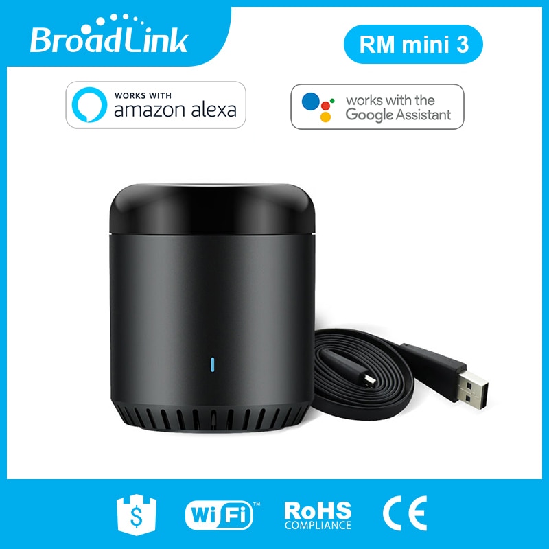 Broadlink RM Mini3 IOS ȵ̵ ȭ    WiFi/IR/4G   Ʈѷ Smart Home Automation